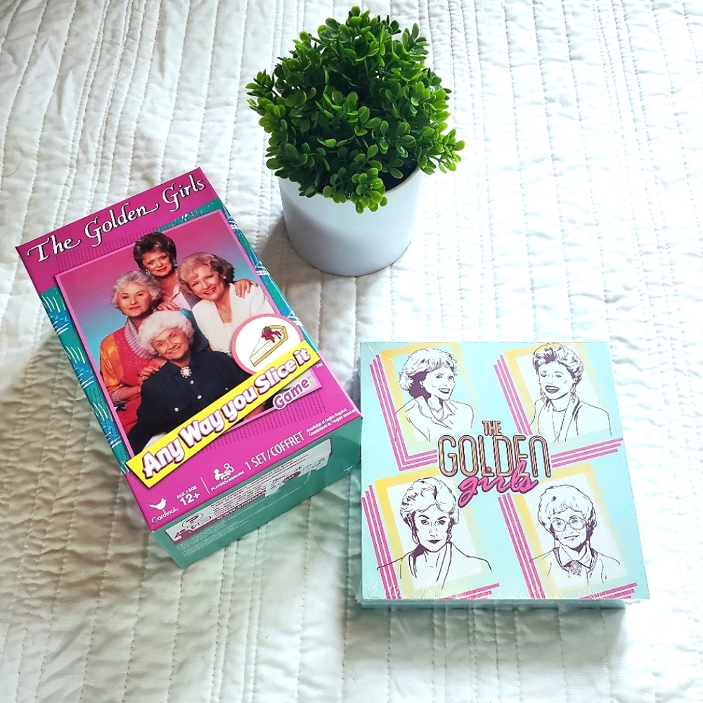 Golden Girls Trivia/Board Game & Wood Block 6x6